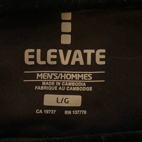 Mens zip front athletic jacket, turquoise, size large - Picture 7 of 9